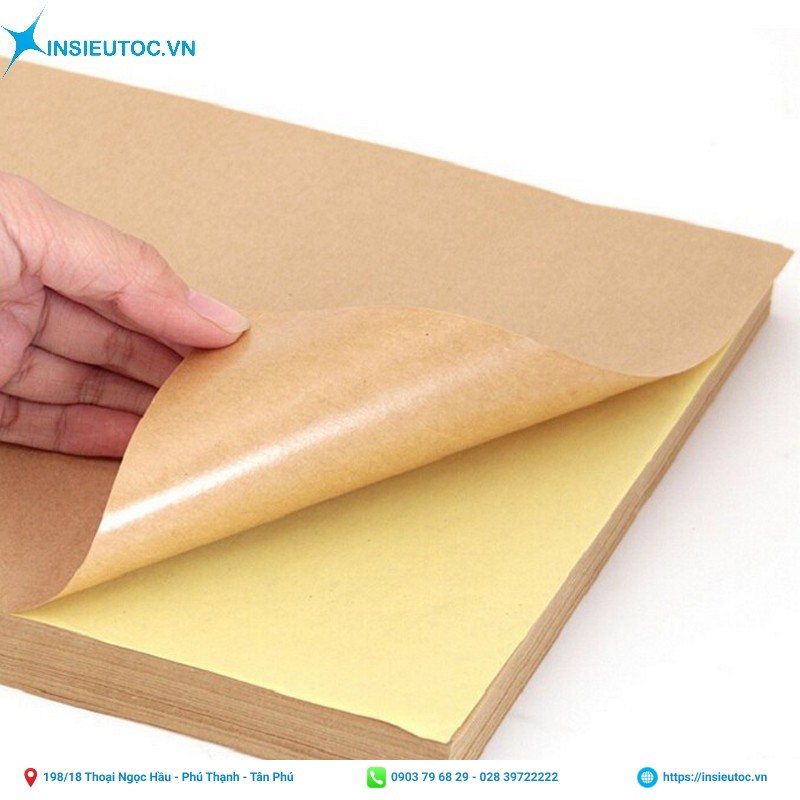 Giấy decal da bò giá rẻ