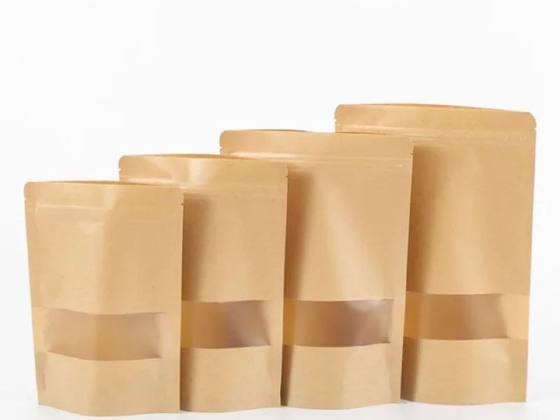 hình túi kraft có cửa sổ