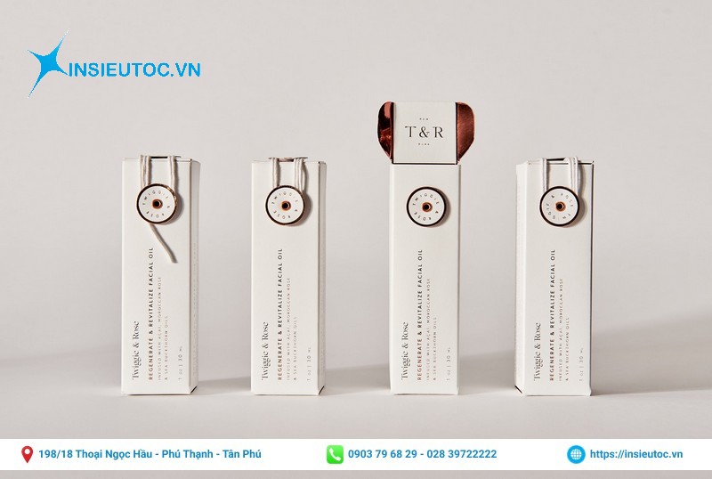 Hộp giấy kraft màu trắng