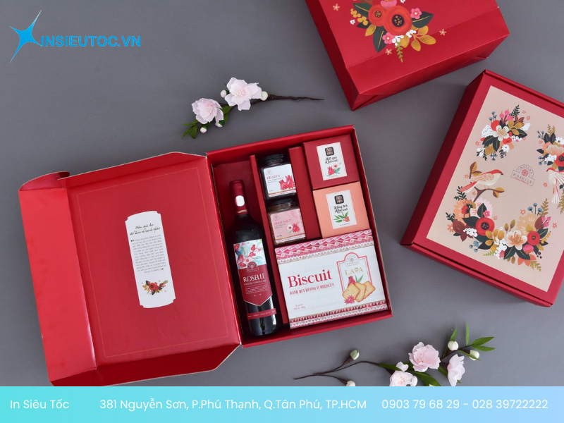 hộp giấy nhỏ đựng quà - In Siêu Tốc