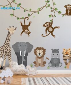 Decal trang trí giúp không gian bừng sáng