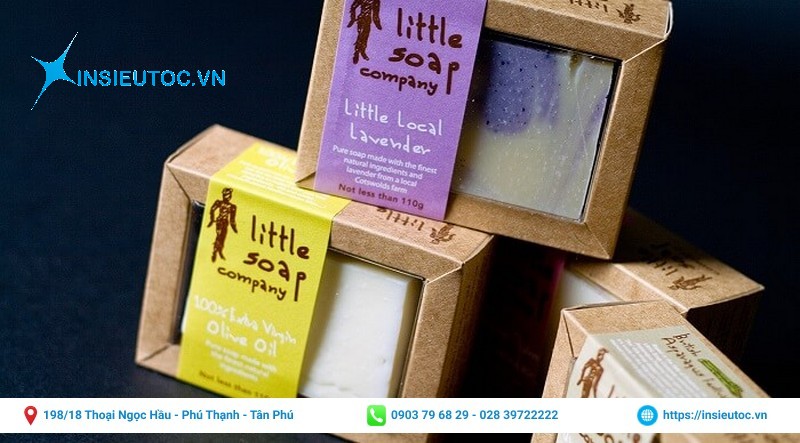 Hộp giấy kraft đựng xà phòng