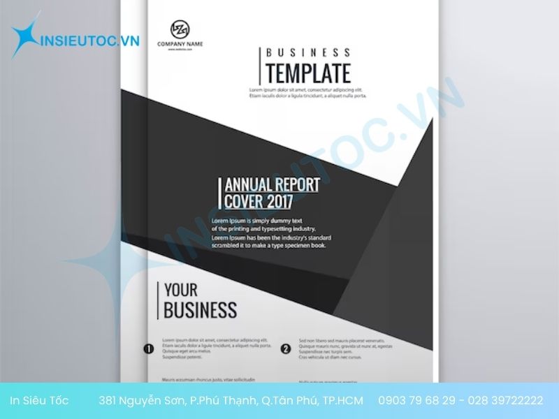 in tờ rơi đen trắng đẹp