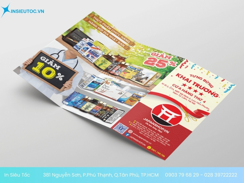 in tờ rơi khai trương giá rẻ