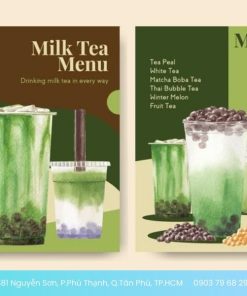in tờ rơi trà sữa giá rẻ