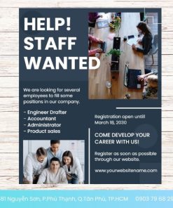 in tờ rơi tuyển dụng