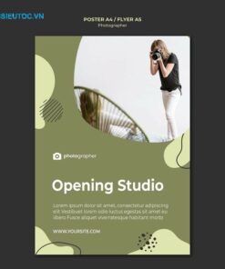 tờ rơi khai trương studio