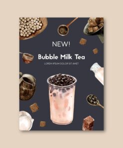 mẫu tờ rơi trà sữa