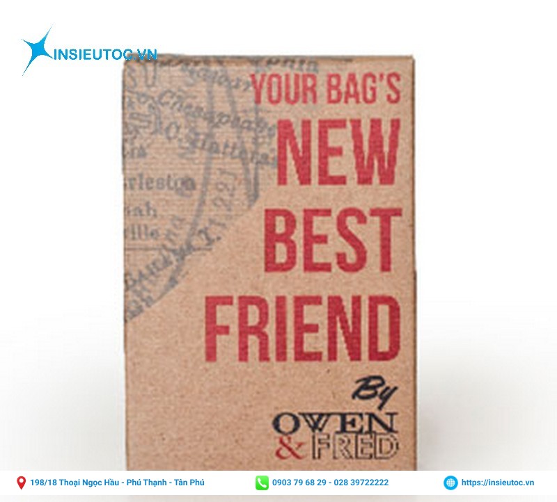 In họa tiết trên hộp kraft đẹp