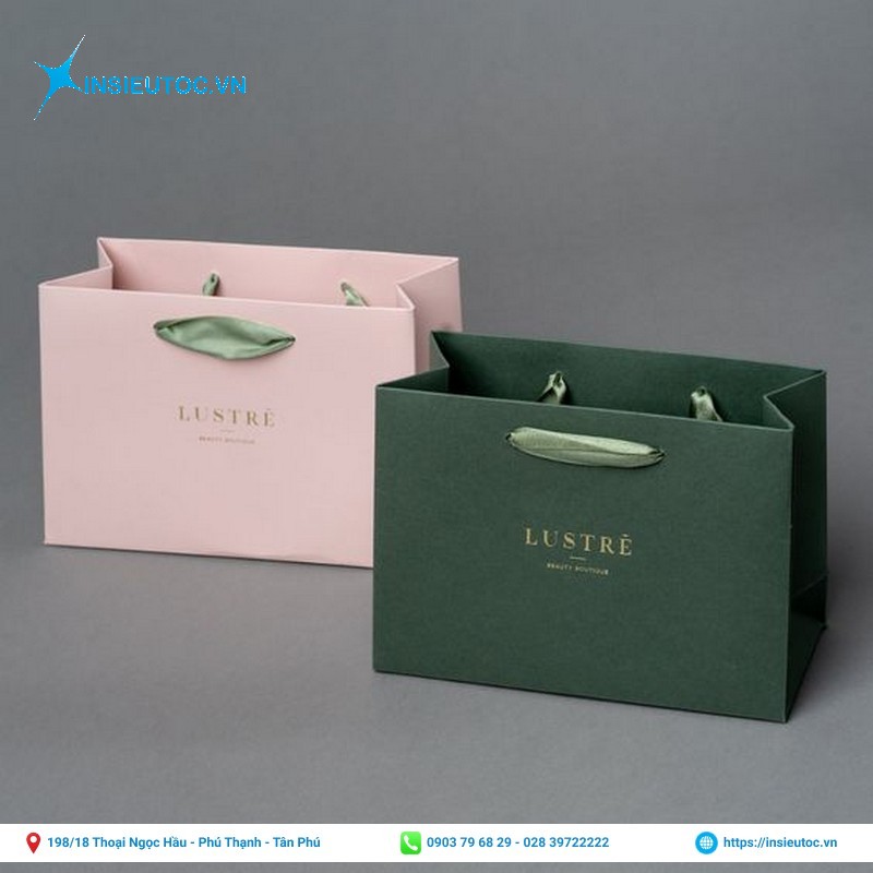 Túi giấy trơn đơn giản