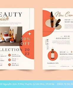 tờ rơi mỹ phẩm