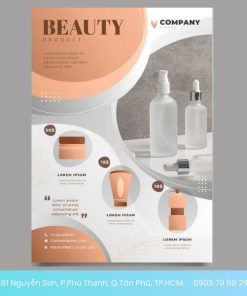 mẫu tờ rơi mỹ phẩm