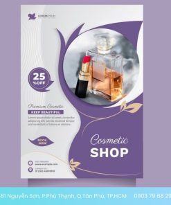 mẫu tờ rơi mỹ phẩm đẹp