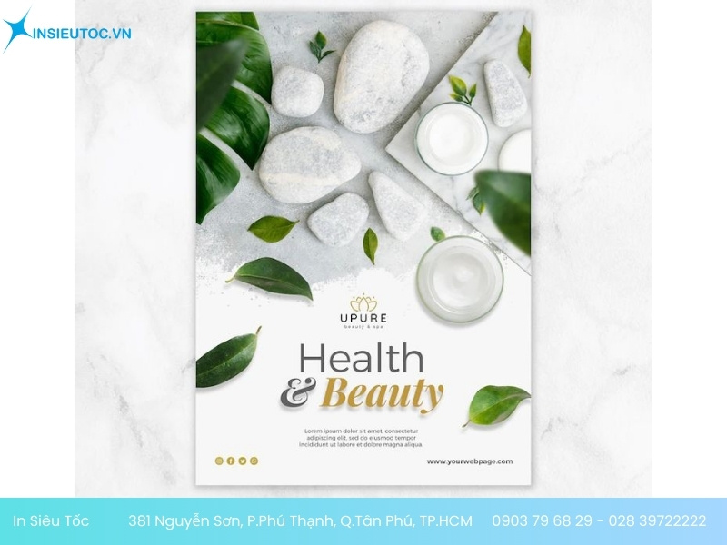 mẫu tờ rơi spa ấn tượng