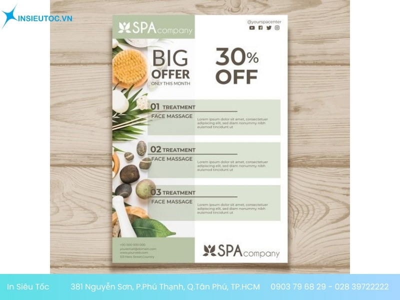 mẫu tờ rơi spa đẹp mẫu tờ rơi spa đẹp