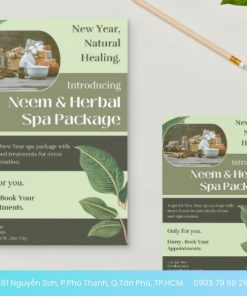 mẫu tờ rơi spa độc đáo