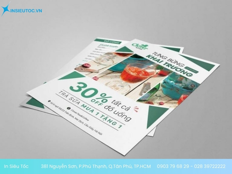 mẫu tờ rơi trà sữa