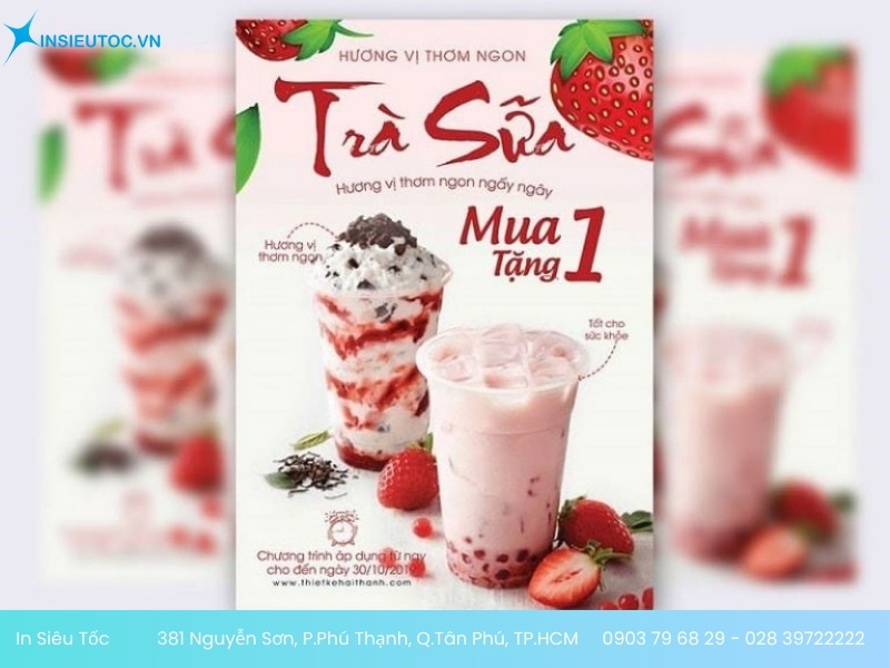 mẫu tờ rơi trà sữa