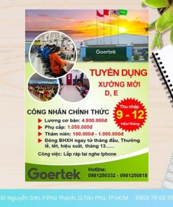 mẫu tờ rơi tuyển dụng