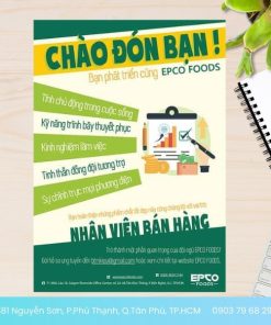 mẫu tờ rơi tuyển dụng