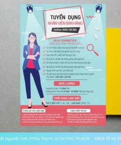 mẫu tờ rơi tuyển dụng đẹp