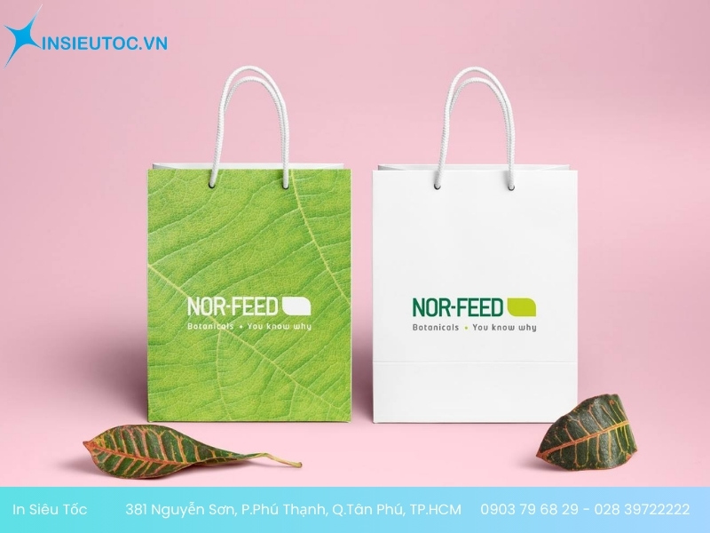 mẫu túi giấy số lượng ít