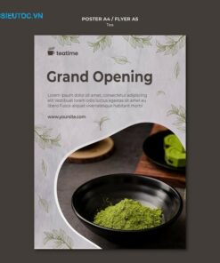 tờ rơi quảng cáo khai trương