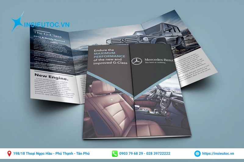 open gate fold flyer 3 panel and six pages