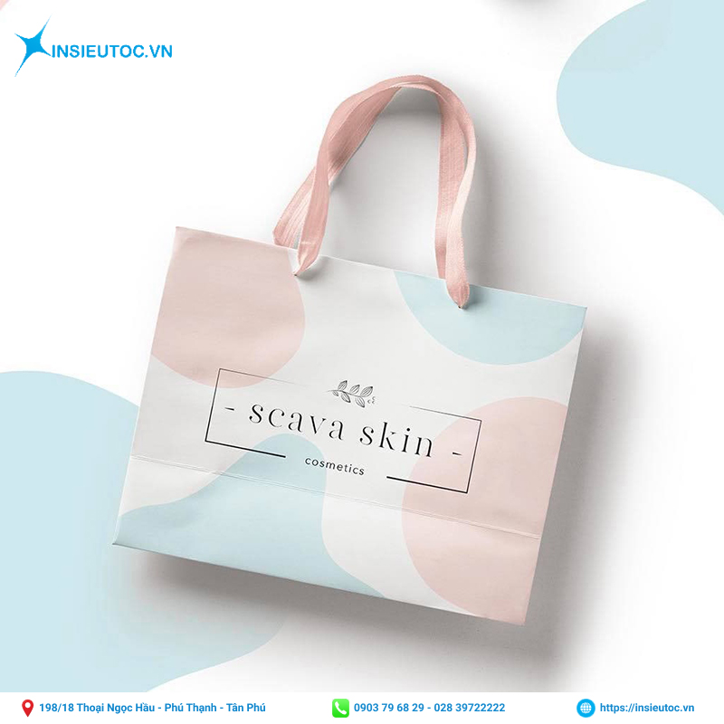 in túi xách giấy cao cấp theo yêu cầu
