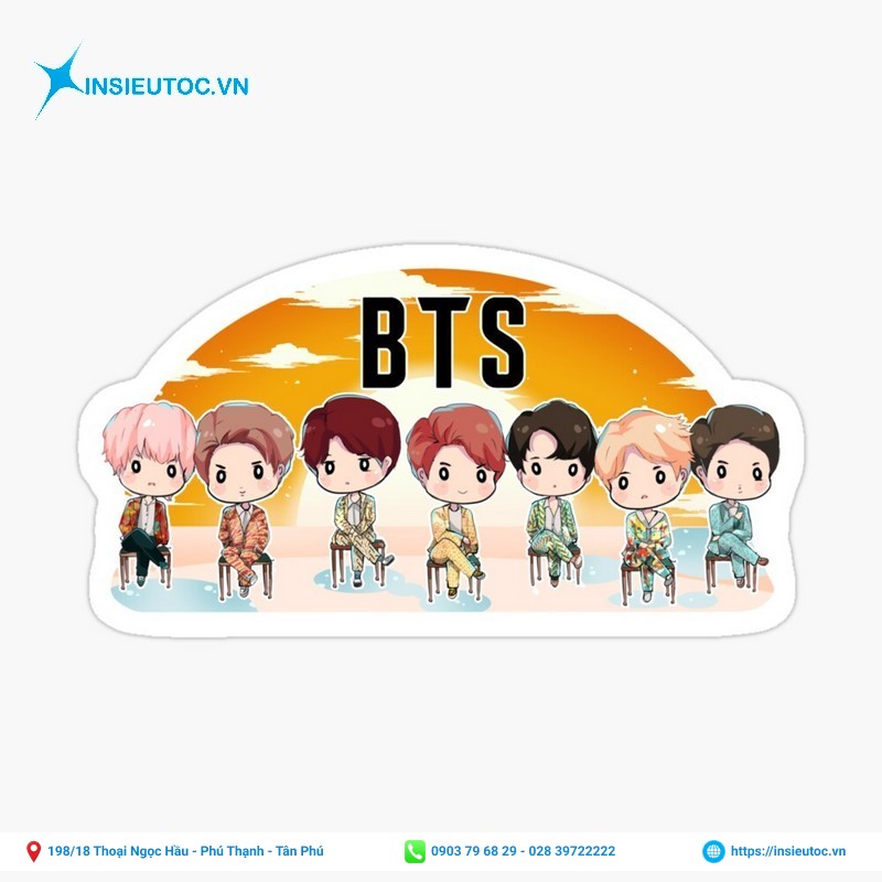 in sticker giá rẻ các thần tượng nổi tiếng