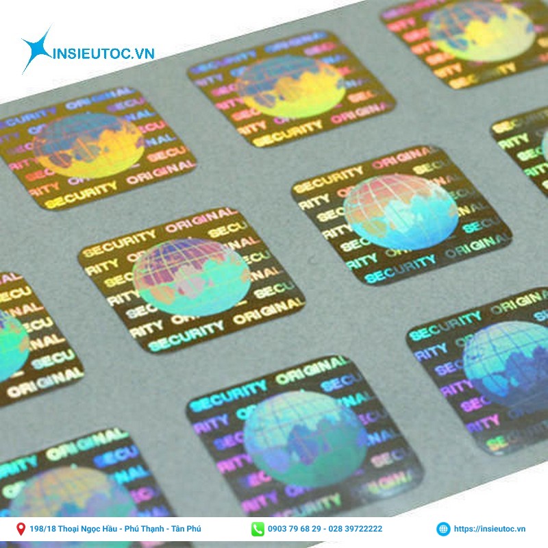 mẫu in tem nhãn decal 7 màu đẹp