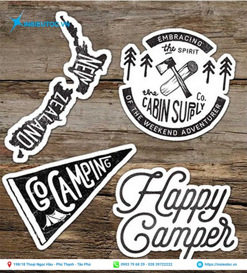 thiết kế decal sticker giấy
