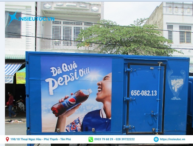 báo giá in decal sữa giá rẻ hcm dùng để dán xe tải