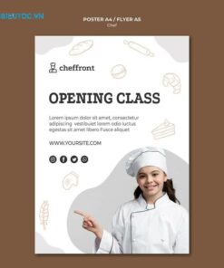 tờ rơi quảng cáo khai trương nhà hàng