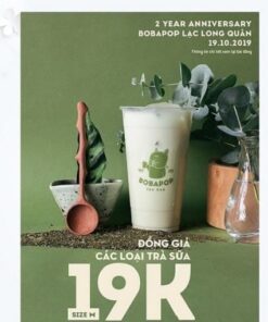 tờ rơi trà sữa bobabop