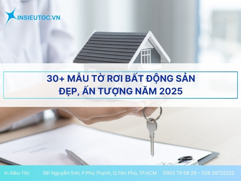 tờ rơi bất động sản