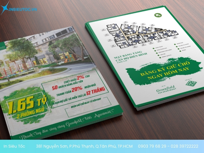 tờ rơi bất động sản