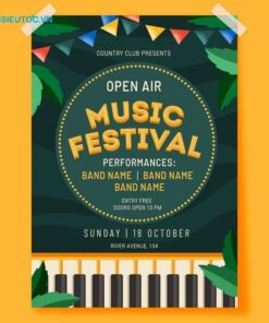 tờ rơi khai trương khu vui chơi