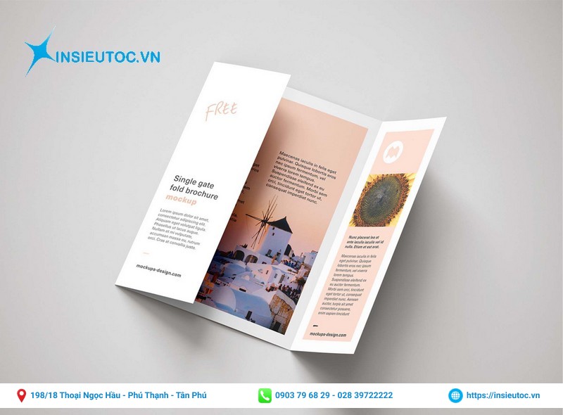 tờ rơi gấp 3 dạng cửa sổ