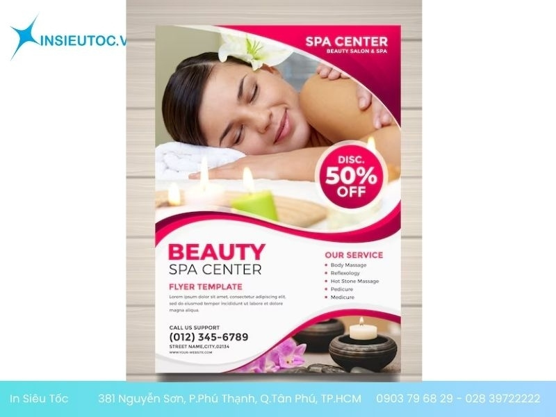 tờ rơi khai trương