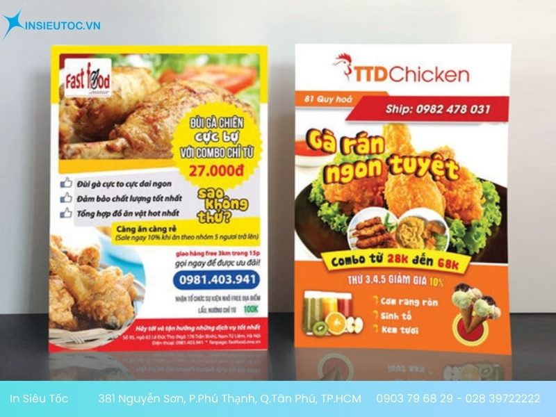 tờ rơi khai trương chất lượng