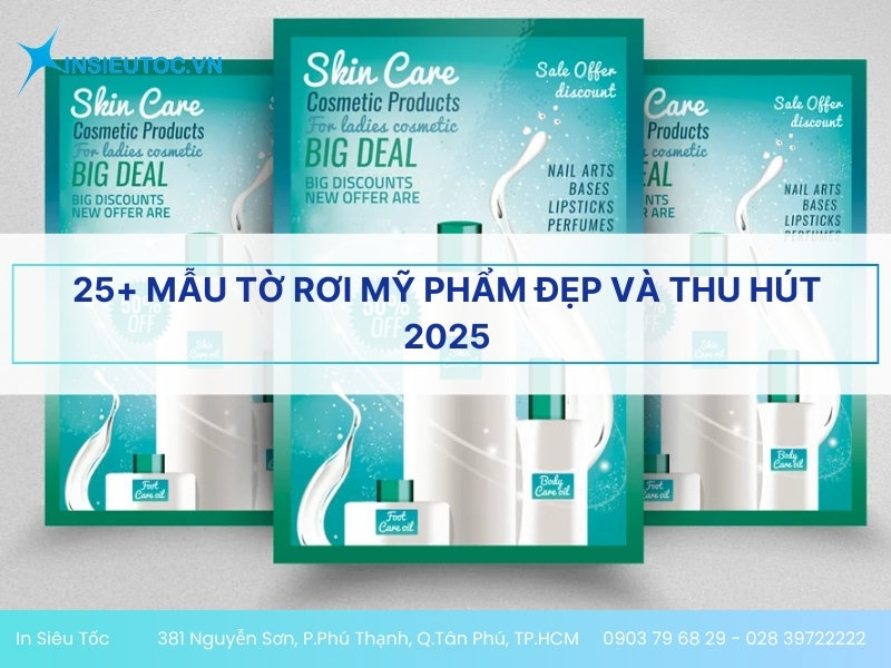 tờ rơi mỹ phẩm