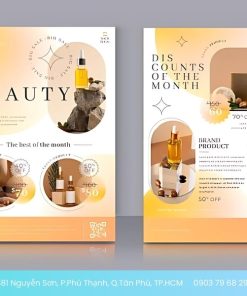 tờ rơi mỹ phẩm chất lượng