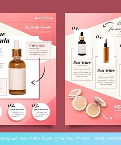 tờ rơi mỹ phẩm đẹp