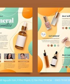 tờ rơi mỹ phẩm đẹp