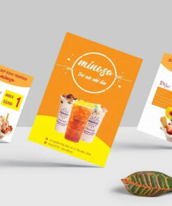 tờ rơi trà sữa minigo