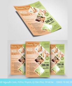 tờ rơi spa chất lượng