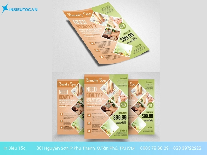 tờ rơi spa chất lượng tờ rơi spa chất lượng