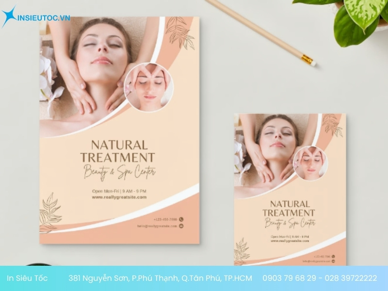 tờ rơi spa chất lượng tờ rơi spa chất lượng