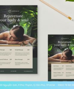 tờ rơi spa chất lượng